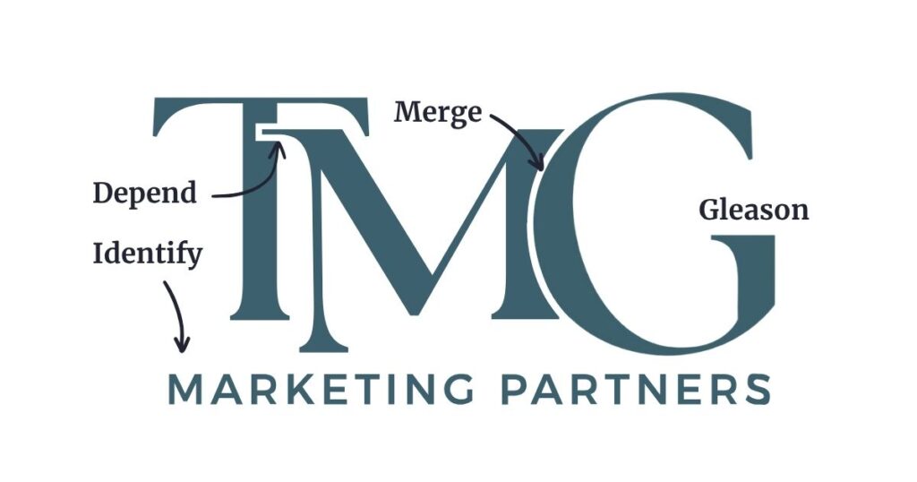 TMG's updated logo features an elegant serif font with the 'M' overlapping the 'T' and the 'G' merging into the 'M'. This design reflects the brand's commitment to reliability to clients and dependability on each other.