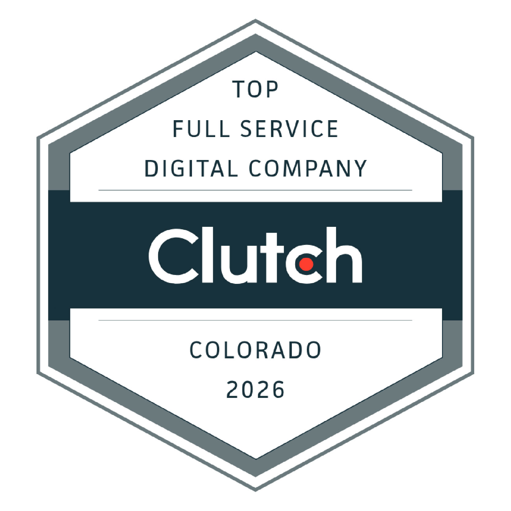 Top Full Service Digital Company in Colorado for 2026 award